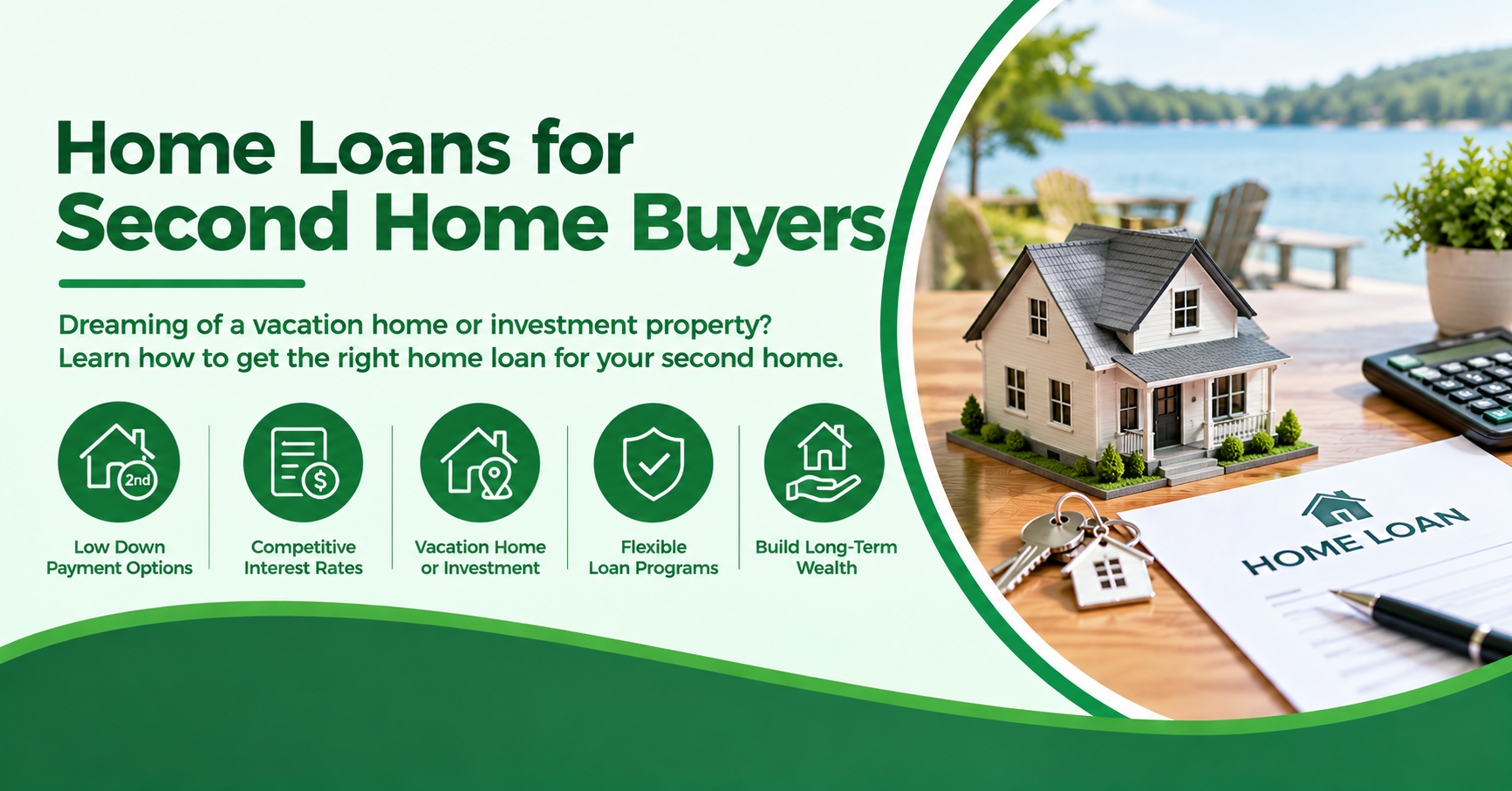 Home Loans for Second Home Buyers